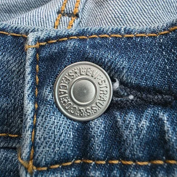 Levi's Men's 505 Jean Regular Fit Straight Leg Stretch Sizes 38x32, 40x30, 42x32 - Picture 9 of 12